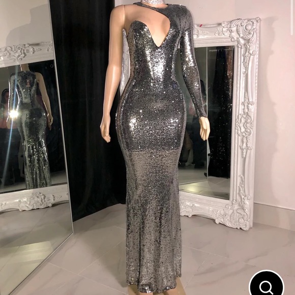 パーティードレス Noelle Fitted Sequin Flounce Dress Dresses | The Noelle Sequin Gown | Poshmark